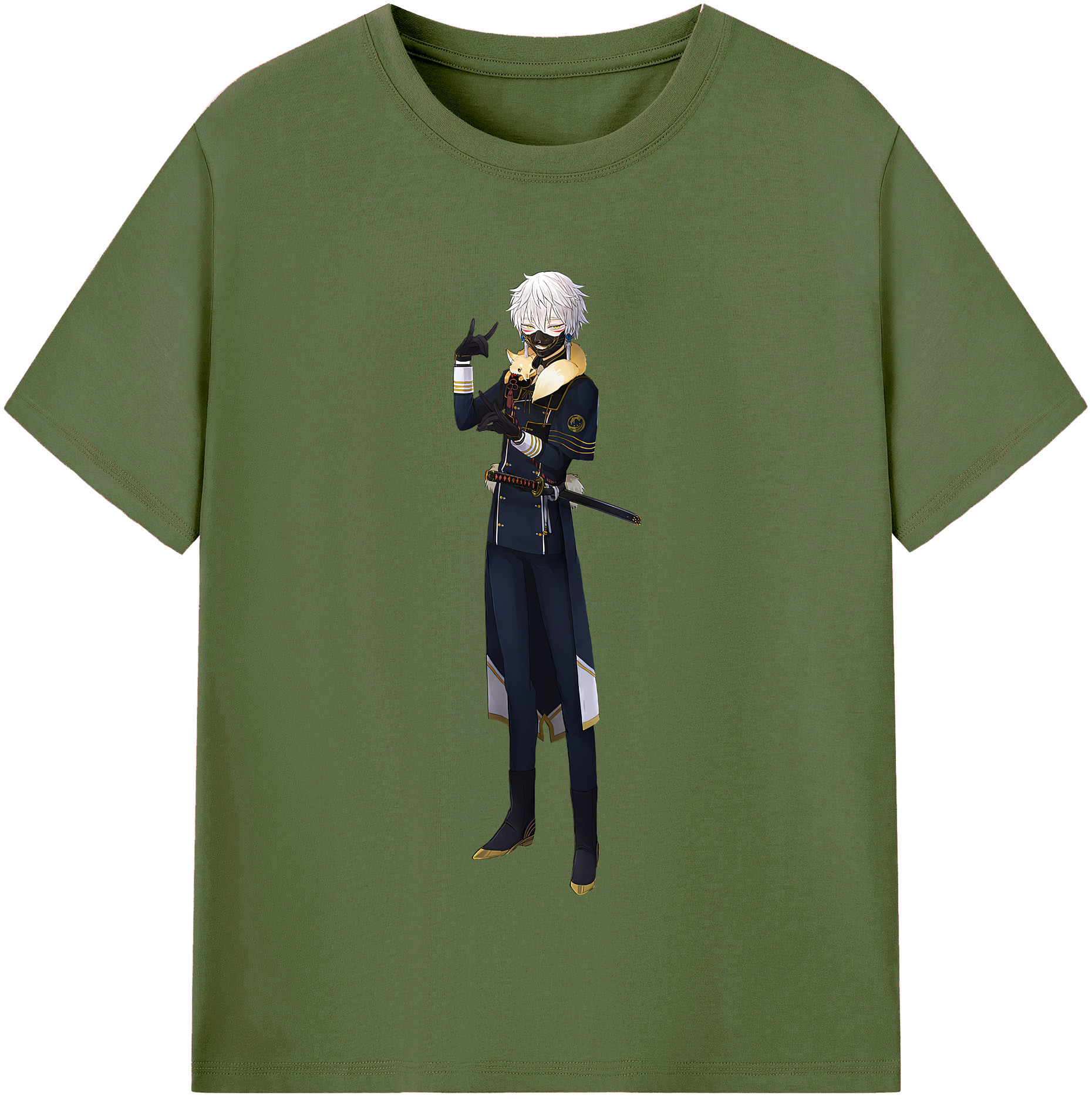 （画像用） 刀剣乱舞 Touken Ranbu 綿100％半袖Tシャツ（フロントプリント）